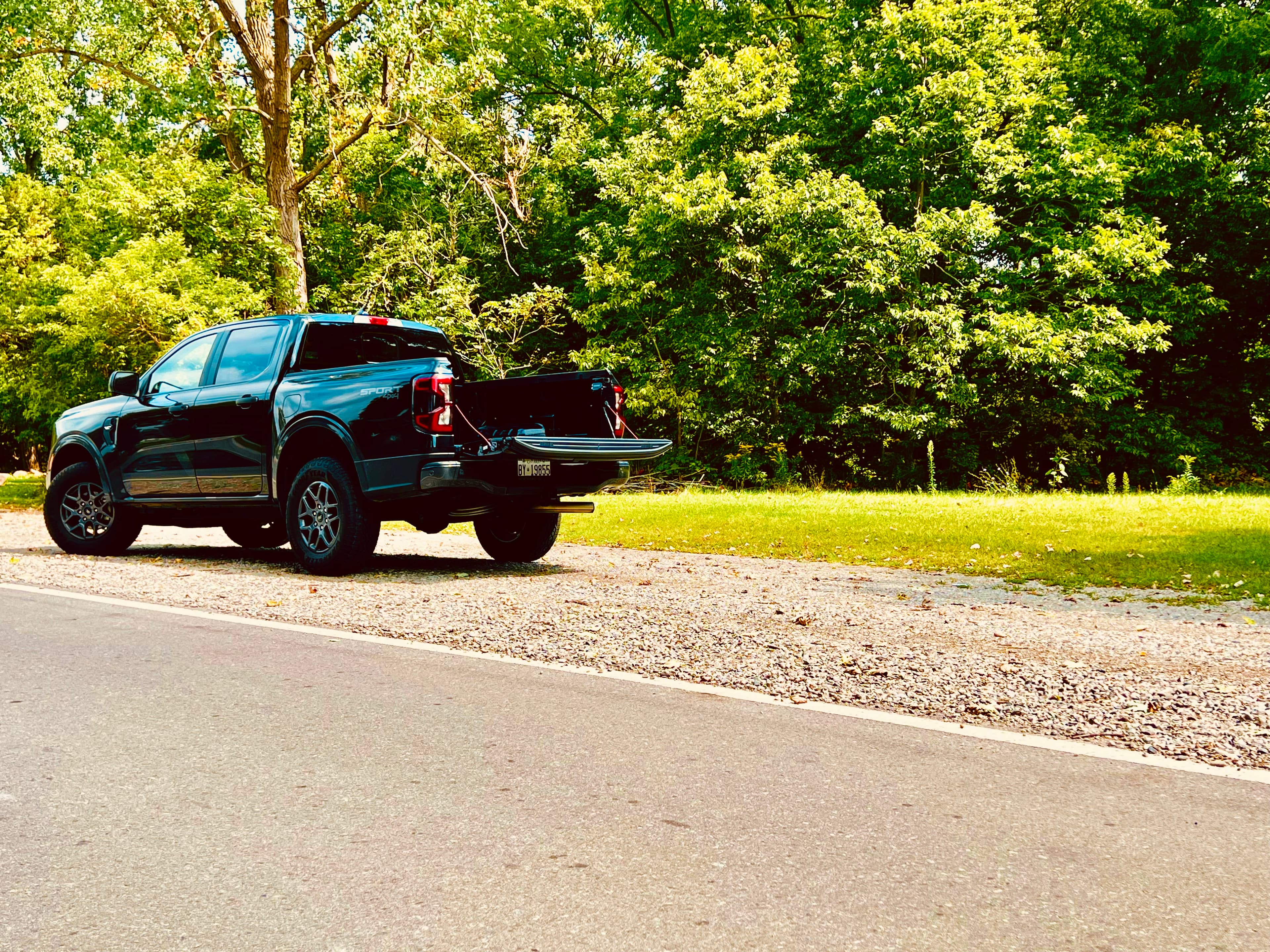 Pickup truck ready for a local delivery